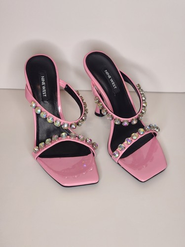 NINE WEST Women's Aria Heeled Dress Sandals Size 6.5