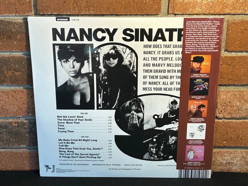 NANCY SINATRA - HOW DOES THAT GRAB YOU? LP ORANGE CREAM RSD LIMITED TO 2,000 - Image 4 of 4