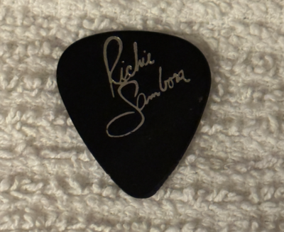 Bon Jovi Richie Sambora Signature Guitar Pick 1992 Tour Keep The
