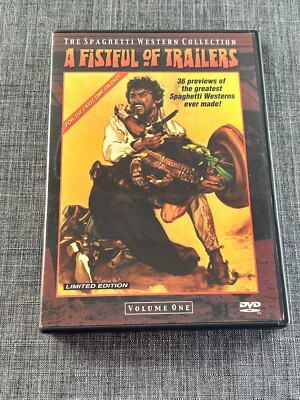 A Fistful of Trailers Wild East DVD Spaghetti Western Collection Volume 1 RARE!!