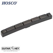 NEW Hosco Black Bone Nut for Fender 7.25" Radius Pre-slotted and Shaped 42.86mm