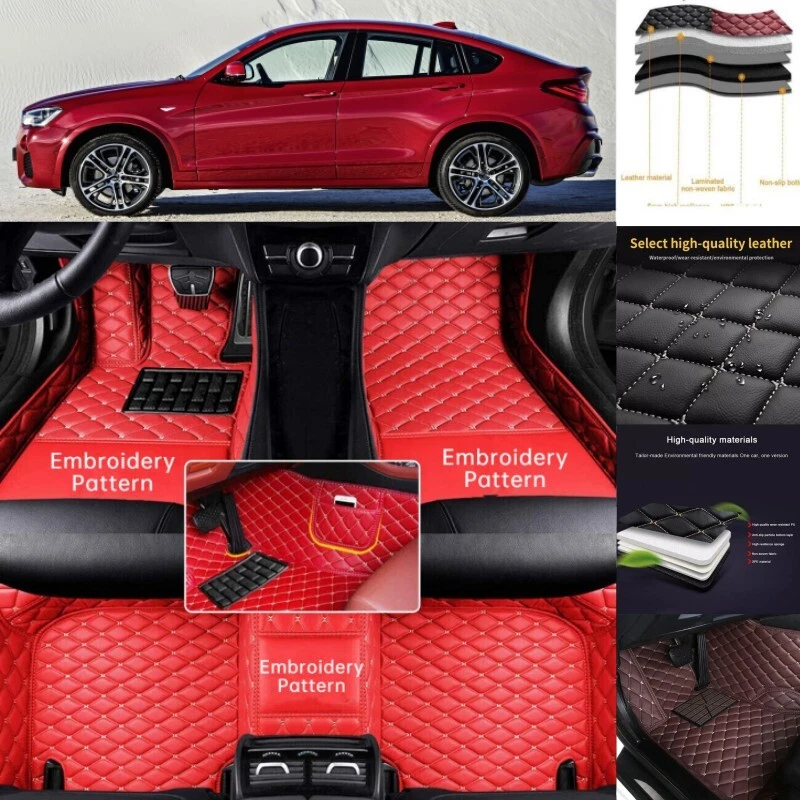 Se adapta a alfombrillas de coche Hyundai revestimientos automáticos personalizados alfombras impermeables impermeables Foto 3 de 4