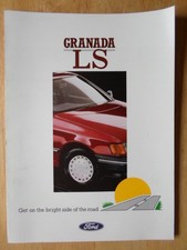 FORD GRANADA LS orig 1988 UK Mkt Sales Brochure