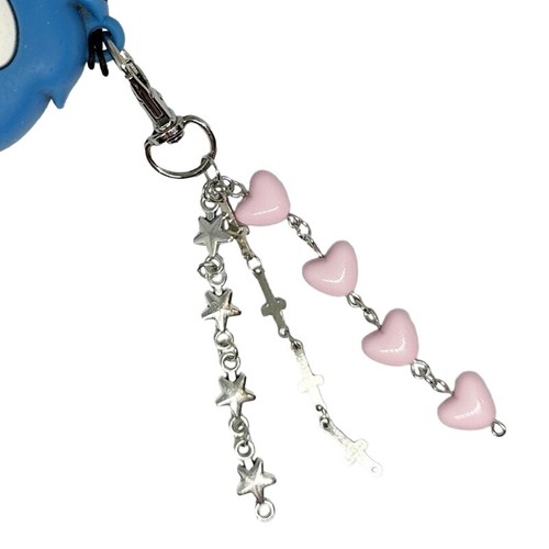 Sweet Cool Star Heart Pendant Phone Charm Chain Strap Decoration Lanyard - 第 7/8 張圖片