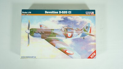 Mister Craft 1:72 Model Plane Kit French Devoitine D-520 C1 Item 042165 NEW W20