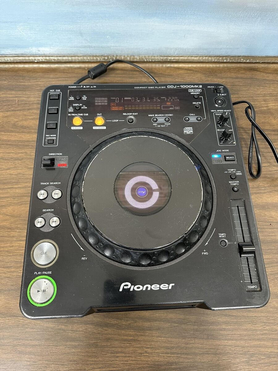 Pioneer CDJ-1000 MK2 DJ Turntable Player Black | eBay