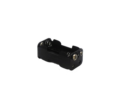 Battery Holders, Pack of 5 Open Holders, Snap Connectors, Holds 4 AA Type. E3318 - Picture 2 of 2