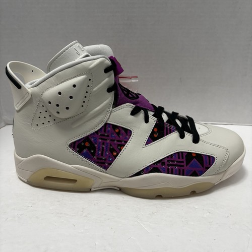 NEW 2020 Nike Air Jordan 6 Retro Quai 54 Sail Black-Team Orange Men's Size 11 US - Picture 7 of 15