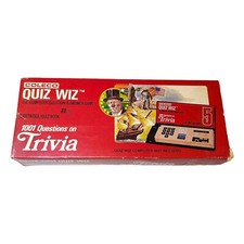 Coleco Quiz Wiz 5 1001 Questions On Trivia 1980
