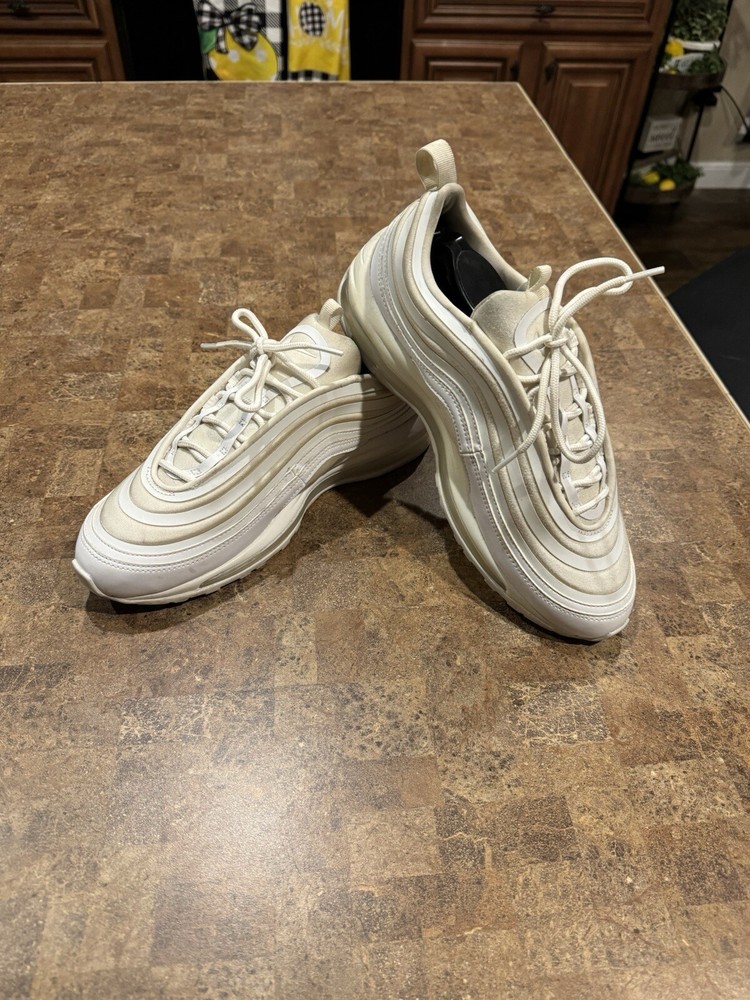 Nike Air Max 97 Women Ultra White Peach Tennis Shoes Size 9.5 917704-103