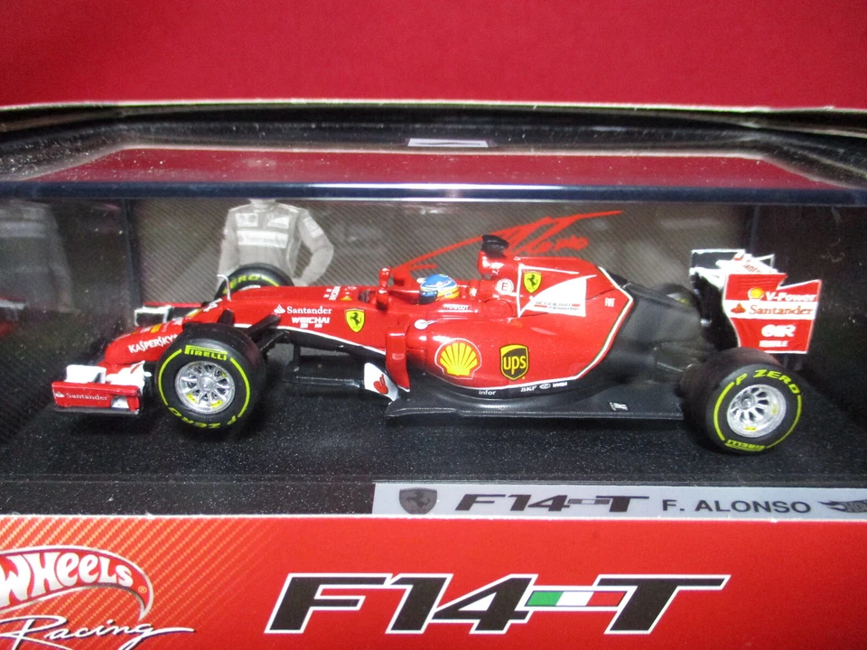 1/43 Scale Fernando Alonso Scuderia Ferrari F14-T Racing Car Formula 1 F1 GP - Image 2 of 4