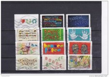 FRANCE 2012 MEILLEURS VOEUX  SERIE COMPLETE DE 12 TIMBRES OBLITERE