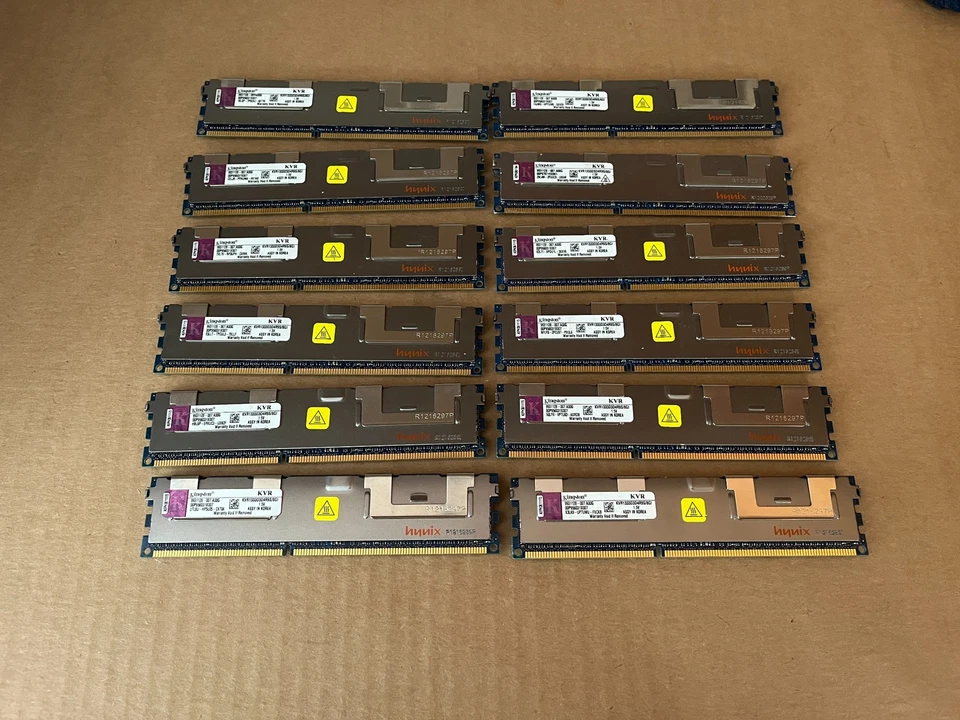 KINGSTON 8GB DDR3 PC3-10600 SERVER MEMORY KVR1333D3D4R9S/8GI B7-1(6) - Image 4 of 4