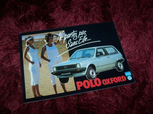 Prospectus / Brochure VOLKSWAGEN Polo Oxford 1984 / 1985 // - Foto 1 di 1