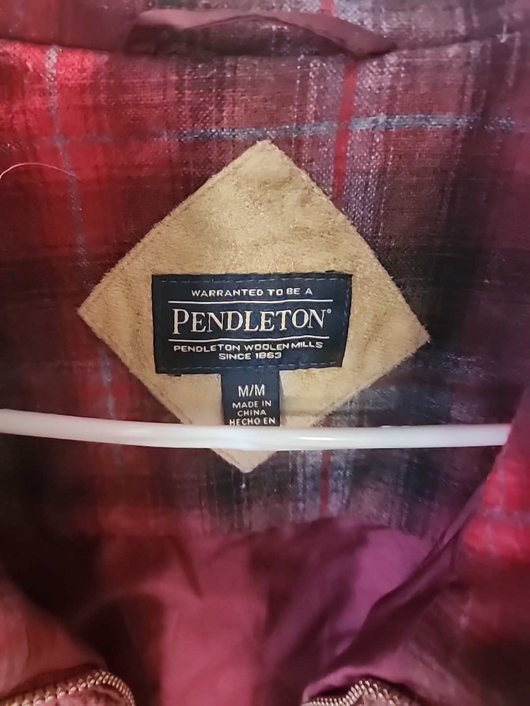 Pendleton Jacket Womens Medium Full Zip Sherpa Fl… - image 3