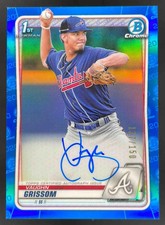 2020 Bowman Chrome Prospect Blue Refractor #CPA-VG Vaughn Grissom RC Auto /150