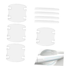 8 PCS Car Door Handle Protector, Scratch-Resistant Elastic Protection for