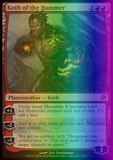 MTG Magic the Gathering Koth of the Hammer (44/79) DD Venser vs. Koth LP FOIL