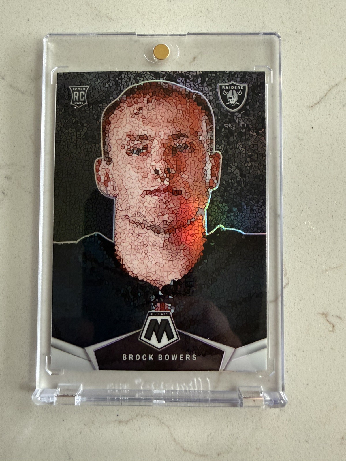 2024 Panini Mosaic - Micro Mosaic Brock Bowers #MM-BBS (RC)