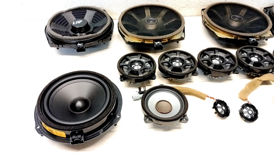 10-19 JAGUAR X351 XJ XJL XJR XJR575 SPEAKER SET LEFT RIGHT FRONT REAR OEM 031225 - Image 3 of 4