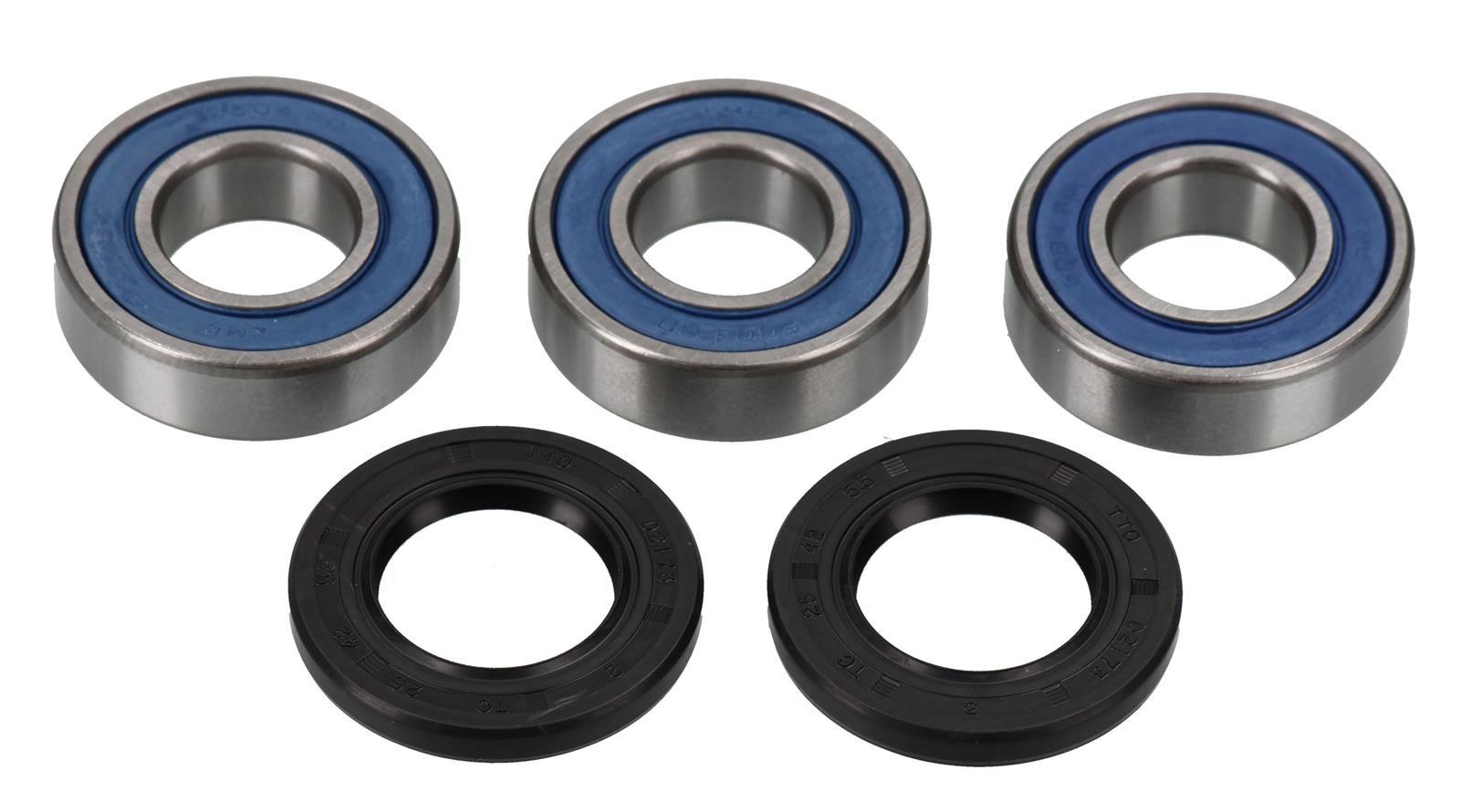 Rear Wheel Bearing Kit Fits Kawasaki KX 125 250 97-02 KX 500 94-03
