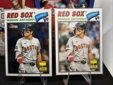 2026 Topps Heritage White Chrome Roman Anthony RC Boston Red Sox Gold Cup SP