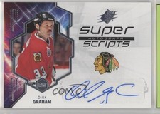 2019-20 SPx Superscripts Dirk Graham #SS-DG Auto y1g