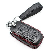 Fit for Dodge Ram 2500 3500 4500 5500 Genuine Leather Smart Key Fob Case Cove...