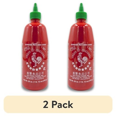 Hot Chili Sauce Sriracha 28oz (793g) Bottle 2 Pack