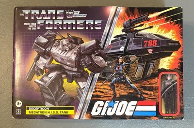 Transformers Cobra G.I. Joe MEGATRON H.I.S.S. HISS Tank w/ Baroness BRAND NEW!