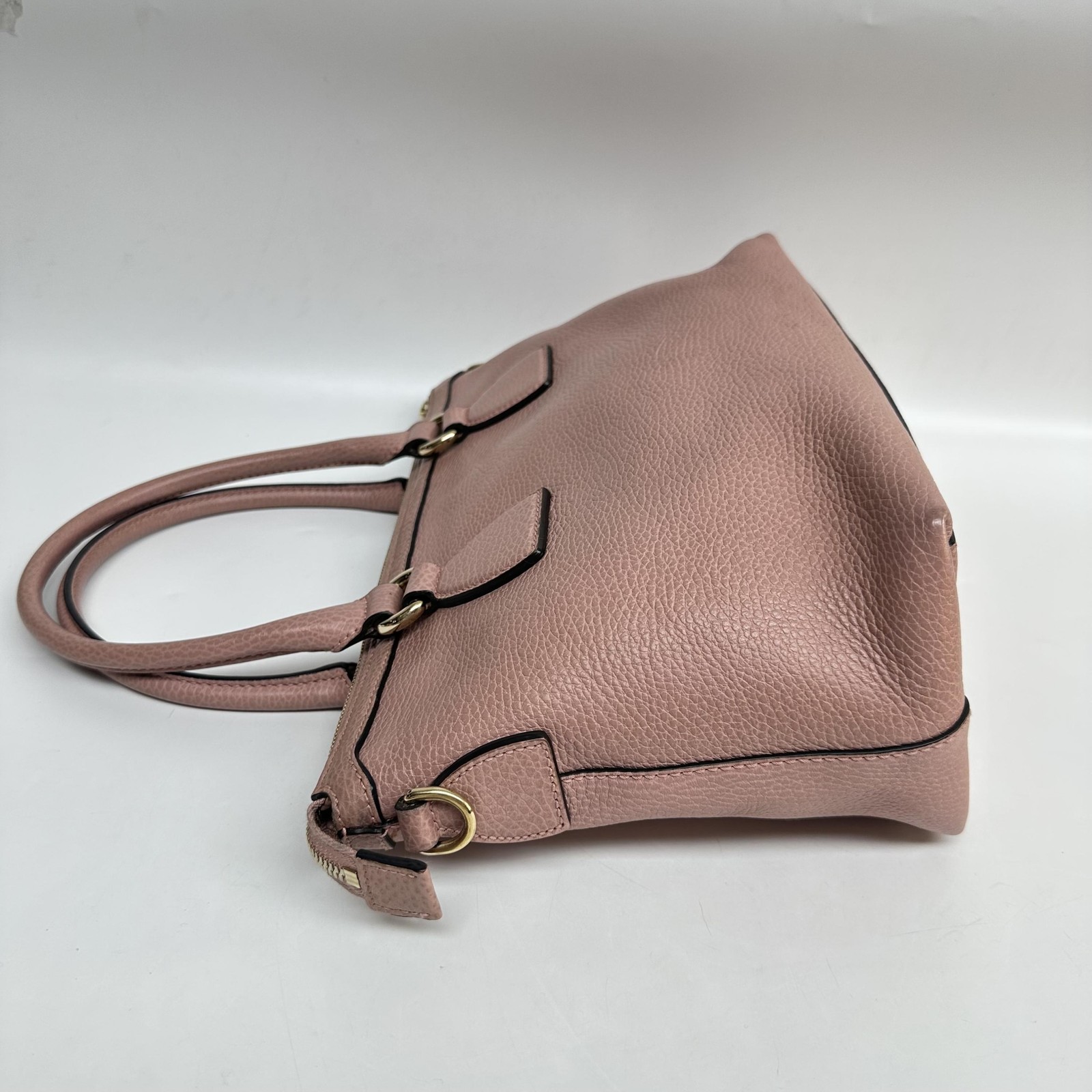 Pink Leather Dollar Calfskin GG Charm Crossbody Bag - ## image 5