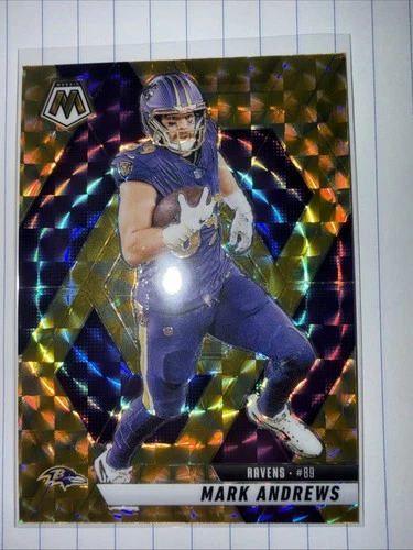 2025 Panini Mosaic Football Reactive Yellow Mark Andrews #138