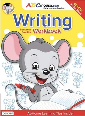 ABCMouse.com Early Learning Writing, Sentence Practice Workbook with Sticker...