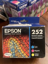 Epson 252 Tri-Color Cyan/Magenta/Yellow Ink Cartridge EXP 08/2025 