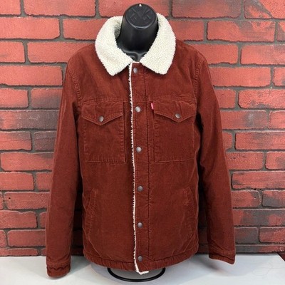 Levi Jacket Mens Small Corduroy