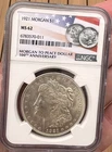 1921 MS62 Morgan Silver Dollar