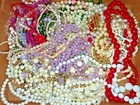 Costume Jewelry All Beads Lot Wear or Craft 2.7 lb great for dress up parties