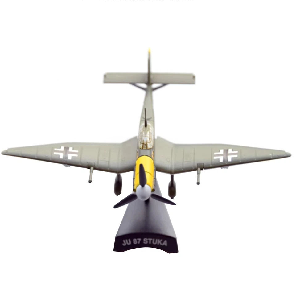 1/110 Diecast Alloy WWII Germany Junkers JU-87 Stuka Bomber Model With Stand - Image 2 of 4