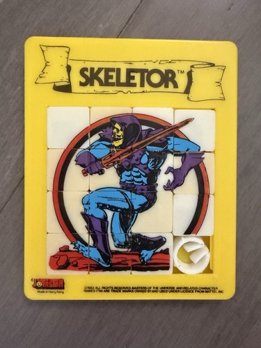 Vintage Masters Of The Universe MOTU Skeletor Sliding Puzzle Great Condition