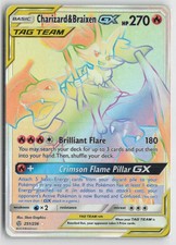Charizard & Braixen GX 251/236 Rainbow Rare Cosmic Eclipse Pokemon LP on eBay