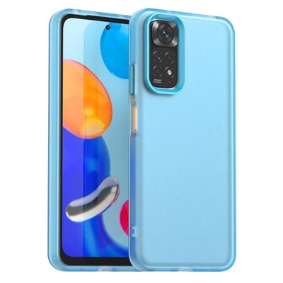 Topme Custodia Compatibile con Redmi Note 11 / Note 11S (4G) (6.43) – Protezione Sicura e Elegante - Viola scuro