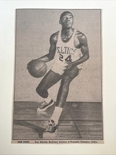 Sam Jones Boston Celtics 1964 Sporting News Basketball 6X9 Panel