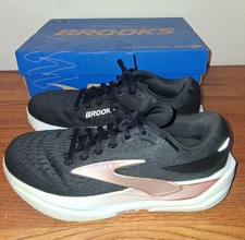 Brooks Women's Ghost Max 3 Black Rose Gold 8 D Wide