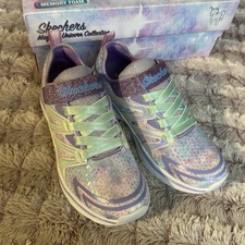 Skechers Magical Unicorn Collection Girl Sneakers Size 4