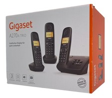 Gigaset A270 A Trio Schnurlostelefon mit Anrufbeantworter - Schwarz