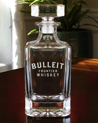 Etched Bulleit Decanter