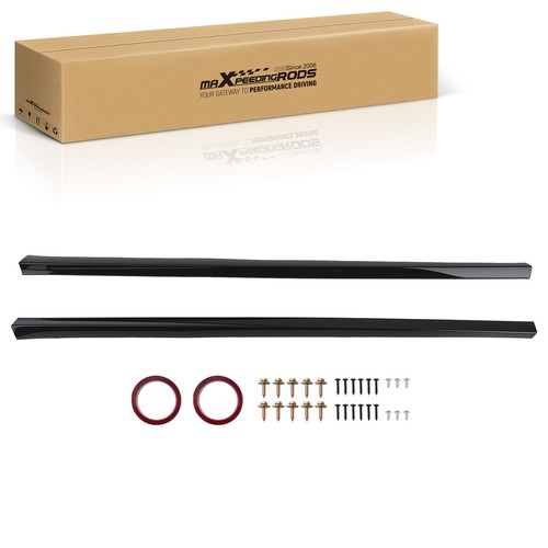 Side Body Extension Lip Kit Panel for Honda Accord 2018-22 EX-L Sport Black