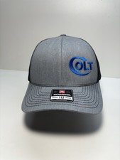 🔥Colt Armas de Fuego, Revólver, Pistola Logo Sombrero SnapBack Bordado Richardson 112 Sombrero