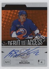 2024 Credentials 2024-25 Upper Deck Update Orange 44/45 Samuel Bolduc Auto 1m83