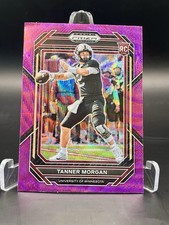 2023 Panini Prizm Draft Picks Prizms Purple Wave #113 TANNER MORGAN RC